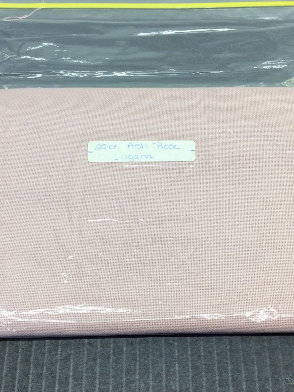 Lugana Cross Stitch Fabric 25ct 36" x 28" Ash Rose Color